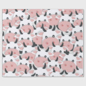 Herde der Kühe Geschenkpapier (Flach)