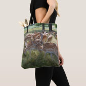 Herde der Rotwild Taschen-Tasche Tasche (Von Nahem)
