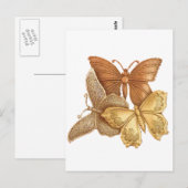 Herde der Schmetterlinge Postkarte (Vorne/Hinten)