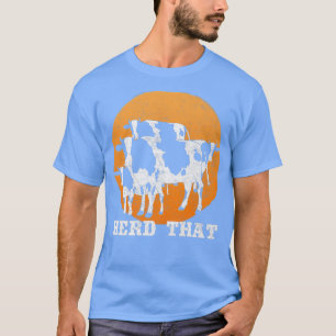 Herde, die Kuh liebt Bauer T-Shirt