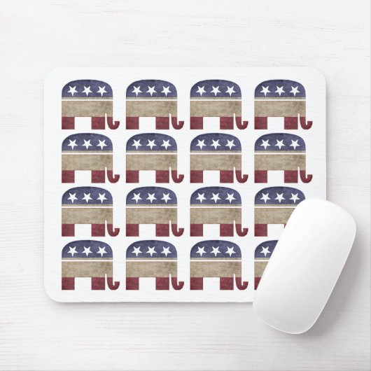 Herde Elefanten republikanischen GOP Mousepad (Mit Mouse)