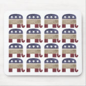 Herde Elefanten republikanischen GOP Mousepad (Vorne)