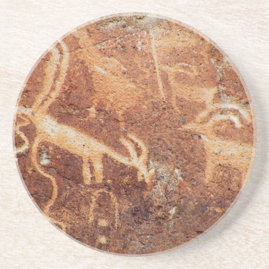 Herde - indischer Staats-Park Fremonts Getränkeuntersetzer (Vorne)