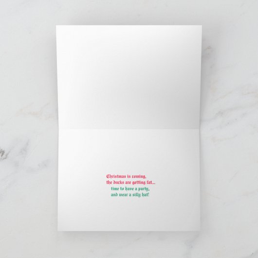 Herde - Maßgeschneidert Feiertagskarte (Innenseite)