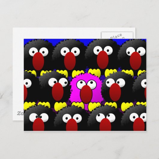 Herde Postkarte (Vorne/Hinten)