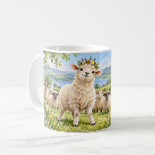 Herde Stern Lustige Schaf Liebhaber Tasse