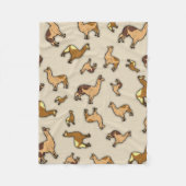 Herde von Llamas Fleecedecke (Vorderseite)