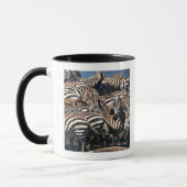 Herde von Zebras Tasse (Links)