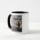 Herde von Zebras Tasse (Vorderseite Links)