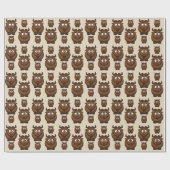 Herde wild lebender Tiere Geschenkpapier (Flach)