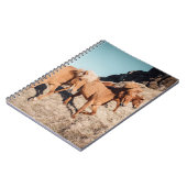 Herde wilder Ponies Notizblock (Linke Seite)