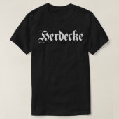 Herdecke mit gotischem Schriftart T-Shirt (Design vorne)