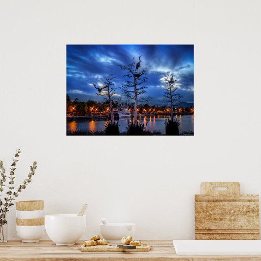 Herden an der Küste Poster (Küche)