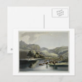 Herden des Bisons und der Elche auf dem Oberleder Postkarte (Vorne/Hinten)