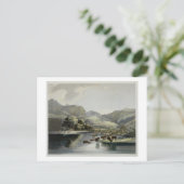 Herden des Bisons und der Elche auf dem Oberleder Postkarte (Stehend Vorderseite)