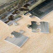 Herden des Bisons und der Elche auf dem Oberleder Puzzle (Seite)