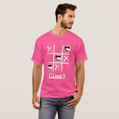 Herden mit palästinensischer Flagge, Tic Tac Toe,  T-Shirt (Vorne ganz)