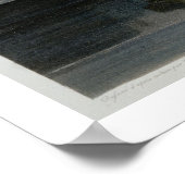 Herden von Bison und Elk im oberen Missouri, Plat Poster (Ecke)