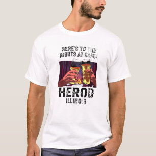 Herden zu den Nächten im Camp Herod Camping Illino T-Shirt