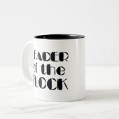 Herdenleiter Zweifarbige Tasse (Vorderseite Links)