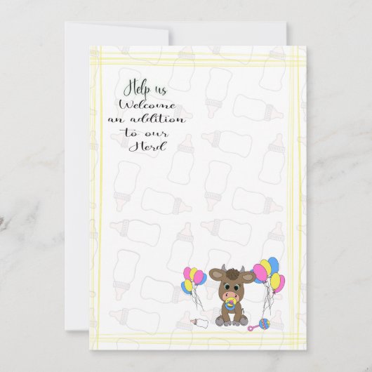 Herdenzusatz Einladung (Vorderseite)