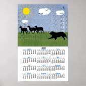 Herding - Driving the Sheep Aussie v3 2024 Poster (Vorne)