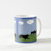 Herding - Driving the Sheep Aussie v3 Kaffeetasse (VorderseiteRechts)
