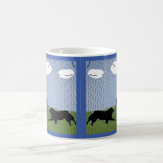 Herding - Driving the Sheep Aussie v3 Kaffeetasse (Mittel)