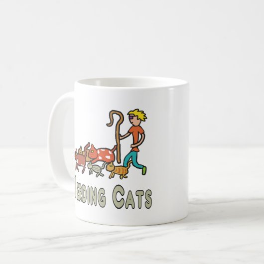 Herdkatzen Kaffeetasse (Vorderseite Links)