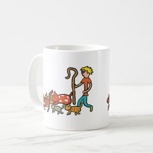 Herdkatzen Kaffeetasse (Vorderseite Links)