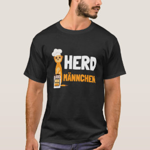 Herdmännchen I Koch Herd Meerkat mit Koch s Hat T-Shirt