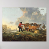 Herdsmen - Aelbert Cuyp Fine Art Poster (Vorne)