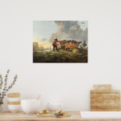Herdsmen - Aelbert Cuyp Fine Art Poster (Küche)