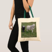 Herdwick Mutterschaf-und Lamm-Tasche Tragetasche (Vorderseite (Produkt))