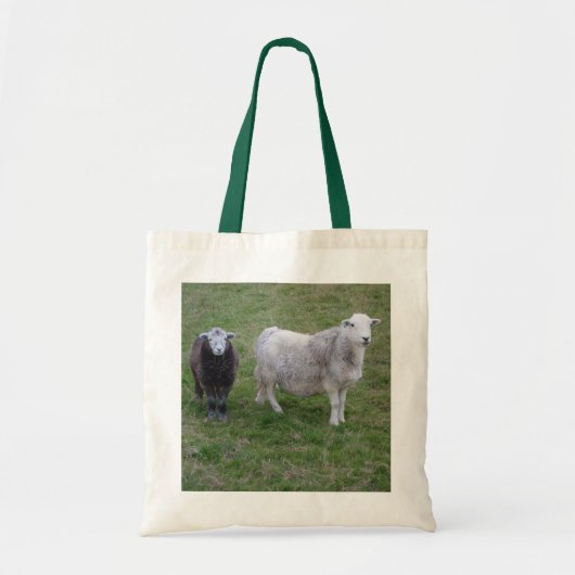 Herdwick Mutterschaf-und Lamm-Tasche Tragetasche (Vorne)