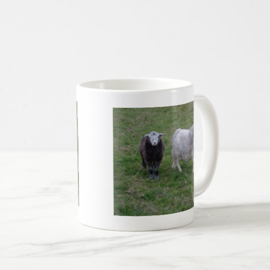 Herdwick Mutterschaf-und Lamm-Tasse Kaffeetasse (VorderseiteRechts)
