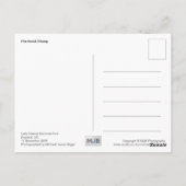 Herdwick Sheep Postkarte (Rückseite)