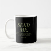 Here Am I Send Me Isaiah 6_8 Christian Bible Verse Kaffeetasse (Links)