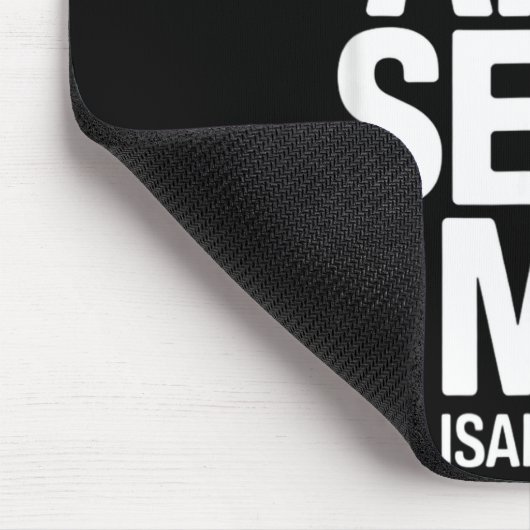 Here Am I Send Me Isaiah 6 8 Missionary Scripture Mousepad (Ecke)