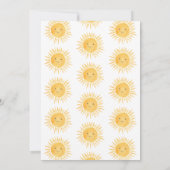 Here Come The Sons Twin Boys Baby Shower Einladung (Rückseite)