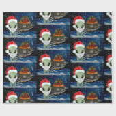 HERE COMES SANTA CLAUS GESCHENKPAPIER (Flach)