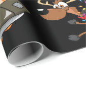 HERE COMES SANTA CLAUS GESCHENKPAPIER (Rolleneckpunkt)