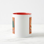 Here Comes Santa Claws! Cute & Funny Cat Tasse (Zentrum)