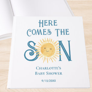 Here Comes The Son Baby Shower-Baby-Einweihungspar Gästebuch