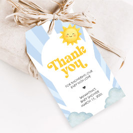 Here Comes the Son Baby Shower Favor Tags Geschenkanhänger
