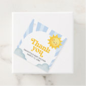 Here Comes the Son Baby Shower Geschenkanhänger (Beispiel)