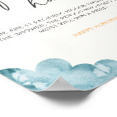 Here Comes The Son Baby Shower Pacifier Hunt Game Poster (Ecke)