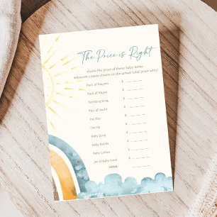 Here Comes The Son Baby Shower Price is Right Spie