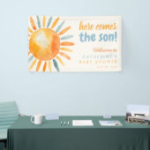 Here Comes the SON Boho Baby Shower Banner (Messeveranstaltung)