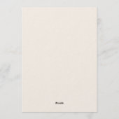 Here Comes The Son Boy Baby Shower Einladung (Rückseite)